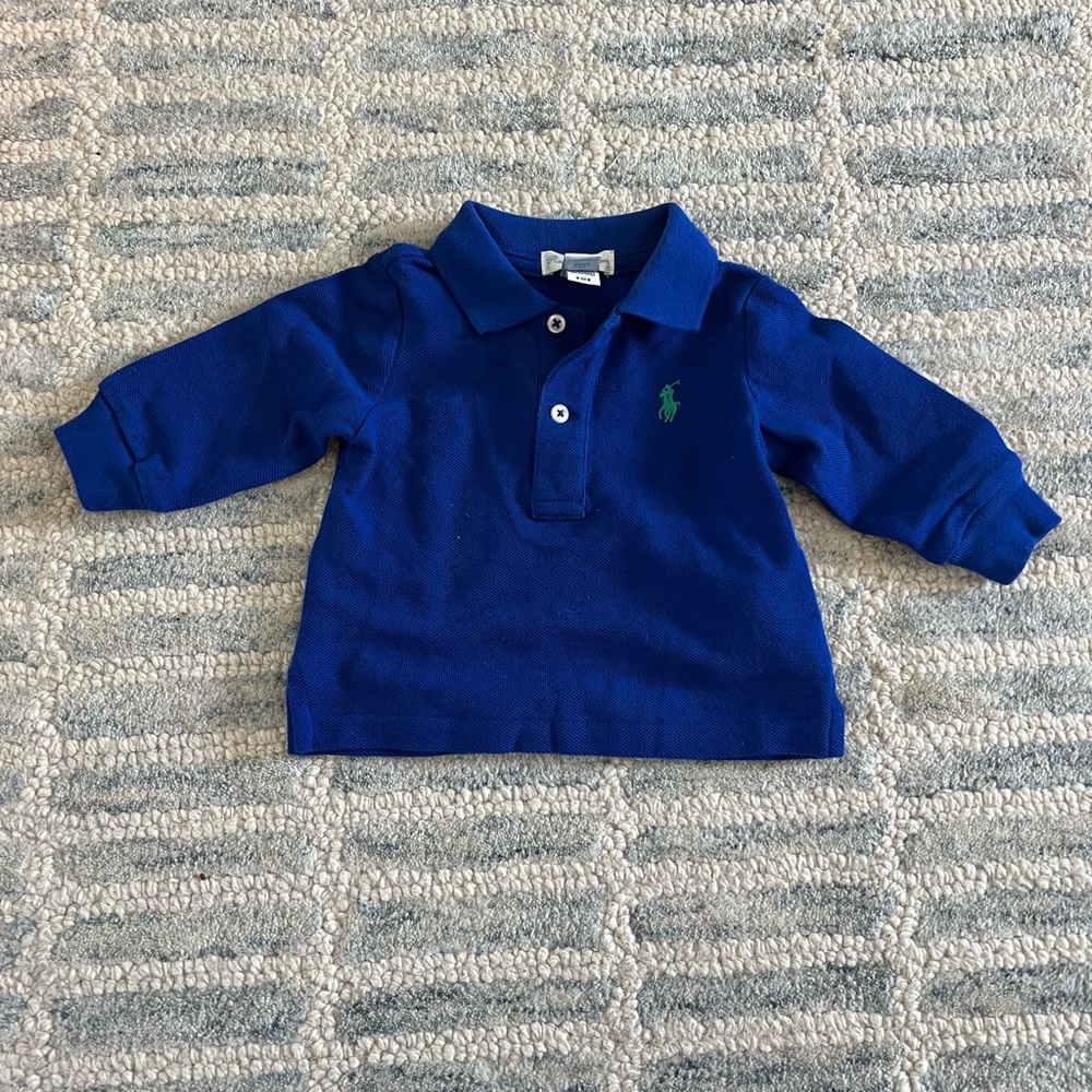 Ralph Lauren Royal Blue Kids Polo Shirt
